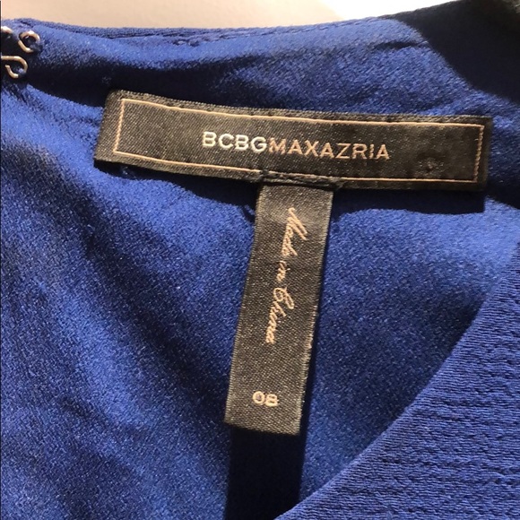 Blue BCBG Maxazria knee length dress size 8 - Picture 3 of 4